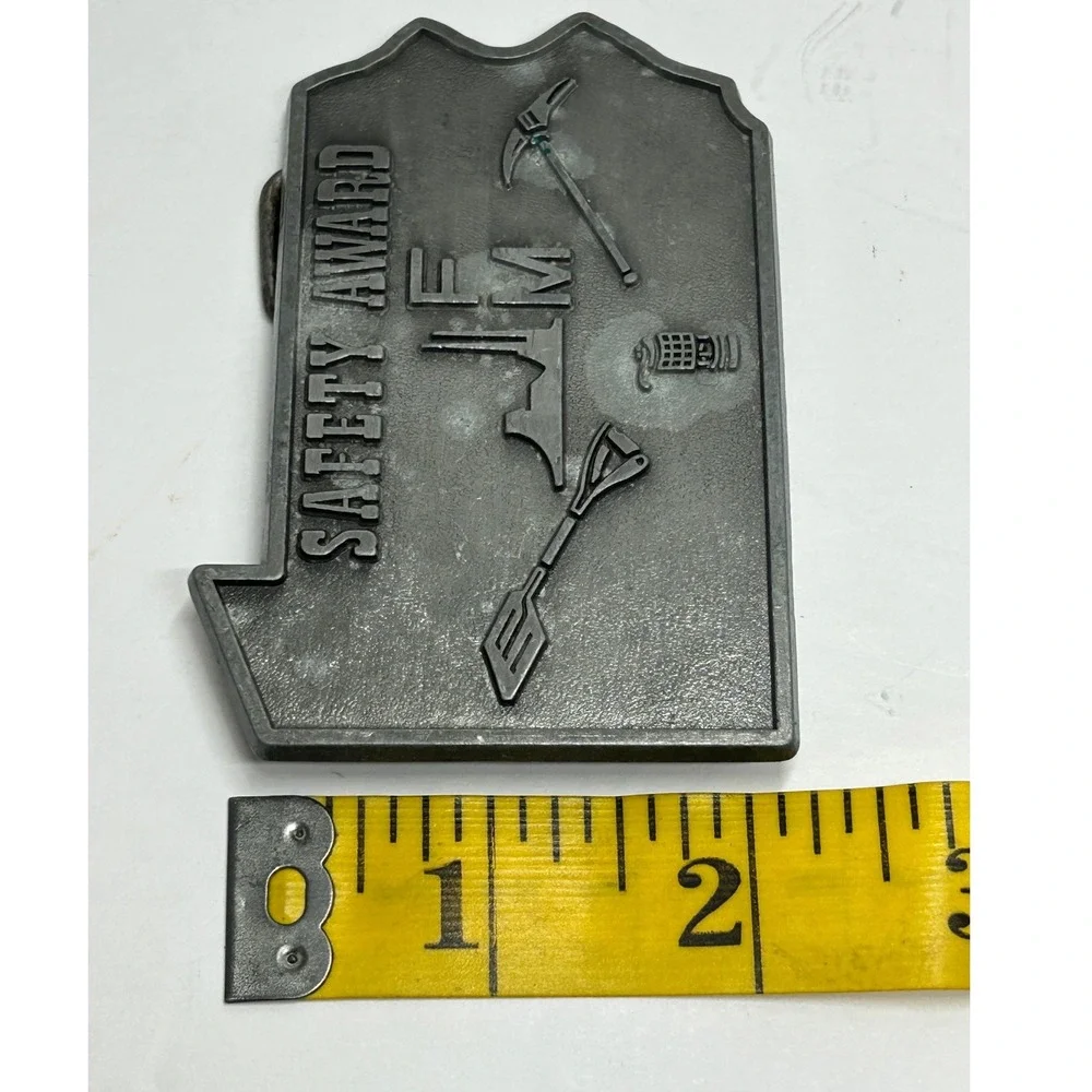 Pennsylvania State‎ Shape Safety Award Belt Buckle Industrial Mining